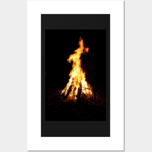 Camp fire Posters and Art